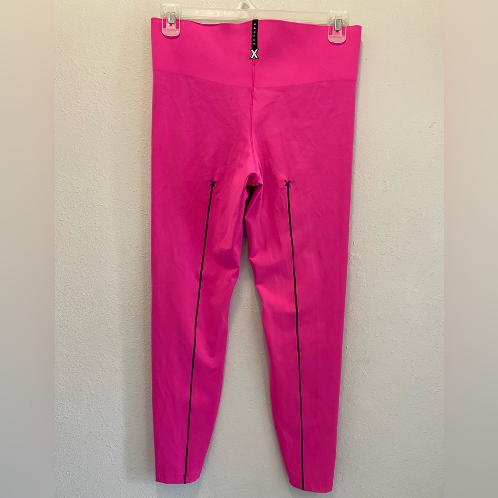 SAVAGE X FENTY HOTLINE HIGH-WAIST LEGGING IN HOT PINK TRENDY SIZE 1X